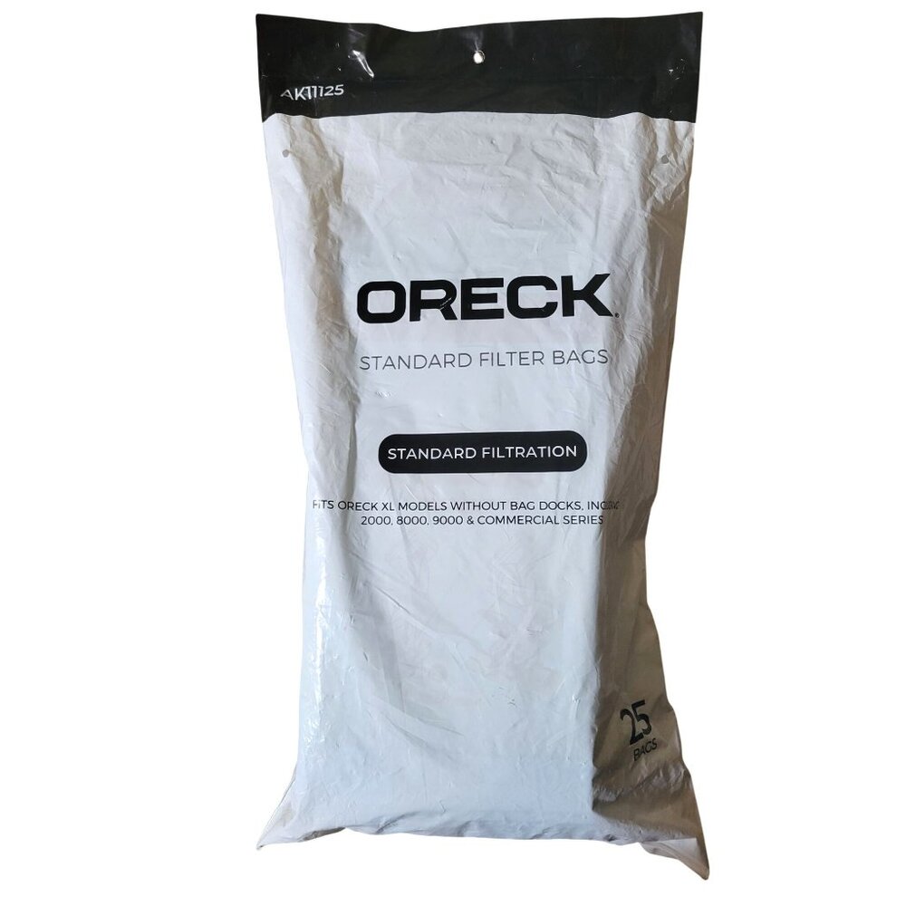 *NEW* 25-Bags Oreck XL PK800025 Upright Disposable Commercial Vacuum Cleaner